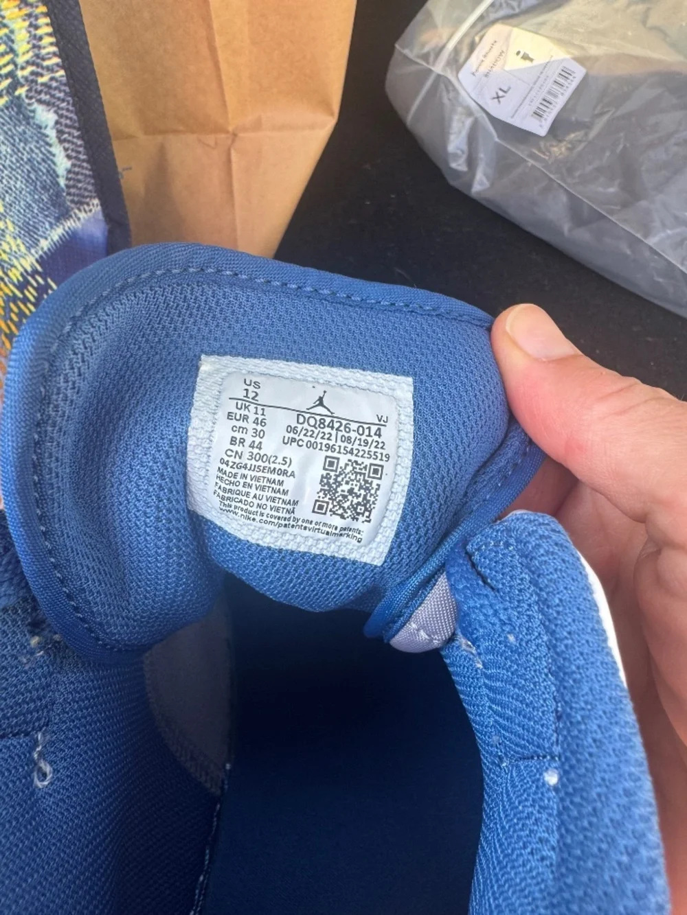 Jordan 1 Mid Cement True Blue